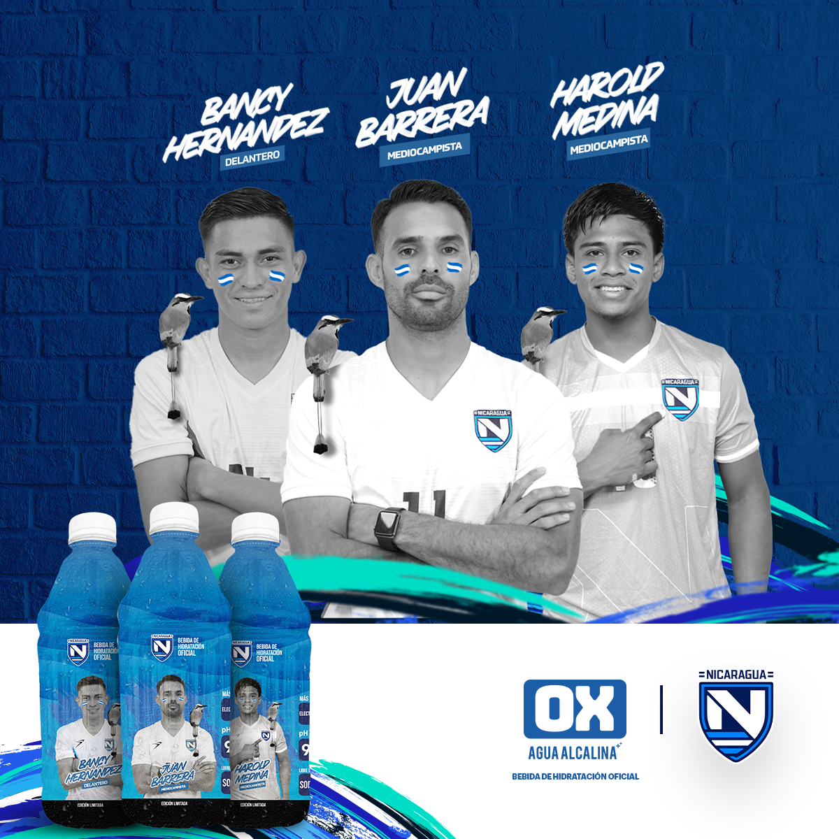 Discover the New Packaging of OX Alkaline Water Featuring the National Football Team